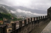 Bellinzona from Castelgrande, Switzerland