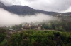 Montebello (lower) & Sasso Corbaro Castles from Castelgrande, Bellinzona