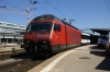 SBB Re460 460102 waits departure from Schaffhausen with IR2571 1118 Schaffhausen - Zurich HB