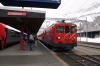 MGB Deh 4/4 II #92 at Andermatt waiting departure with 546 1308 Visp - Goschenen