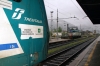 Domodossola, Italy, Tren Italia 464236 waiting to depart with 20241 1810 Domodossola - Milan Garibaldi while E656, 656435 stands spare