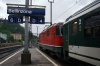 SBB Re 4/4 II (Re420) 11121 at Bellinzona leading IR2155 0818 Bellinzona - Locarno; Re 4/4 II 11301 is on the rear of the train