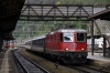 SBB Re 4/4 II (Re420) 11210 arrives Bellinzona with IR2267 1009 Zurich HB - Locarno