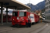 RhB Ge4/4 II #618 waits to depart Chur with the Edelweiss Express train 2427 0935 Chur - Arosa; in conjunction with the Arosa line 100th anniversary