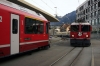 RhB Ge4/4 II #625 waits with the Classic Alpine Pullman Express, train 2431 1020 Chur - Arosa at Chur; in conjunction with the Arosa line 100th anniversary