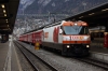 RhB Ge4/4 III #641 waits departure from Chur with RE1125 0858 Chur - St Moritz