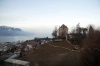 Lake Geneva from MOB's "Golden Pass Classic" as the 0844 Montreux - Zweisimmen climbs away from Montreux