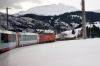 MGB HGe 4/4 II 103 leads the Glacier Express GEX903 0902 St Moritz - Zermatt away from Disentis