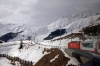 MGB HGe 4/4 II 103 leads the Glacier Express GEX903 0902 St Moritz - Zermatt through Sedrun