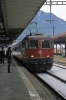 SBB Re 4/4 II (Re420) 11125 arrives into Landquart with RE3824 1023 Chur - St Gallen