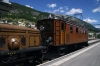 RhB Ge4/6 #353 & Ge6/6 I #415 at Samedan with 2340 1150 Samedan - Scuol-Tarasp RhB operated Summer Special