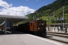 RhB Ge4/6 #353 & Ge6/6 I #415 at Scuol-Tarasp after arrival with 2340 1150 Samedan - Scuol-Tarasp RhB operated Summer Special