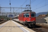 SBB Re4/4 II 11121 arrives into Lenzburg with IR1773 1147 Basel - Zurich HB