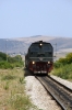 DP152 approaches Sidi S'mail off the single line with 9 1015 Tunis - Ghardimaou