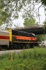 Cuyahoga Valley Scenic Railroad - Rockside - CVSR Alco C420 365 brings up the rear of the 0900 Rockside - Akron Northside with MLW RS18 1822 & MLW FPA4 6771 leading the train