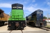 Illinois Railway Museum Diesel Days #1 â (L-R) GE U30C Burlington Northern #5383 & GE U28B TransKentucky Transportation Inc. #260