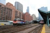 Chicago OTC during the afternoon peak (L-R) - Metra F40PH's 178 & 142/172