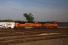 BNSF EMD SD70ACe #9362 & GE ES44AC #6201 at Burlington, Iowa