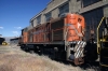 Nevada Northern Railway Shops - Alco RS3 #13; nothing more than a source of spares