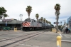 Caltrain F40PH-2 #901 departs San Mateo with 426 1015 San Francisco - San Jose Diridon
