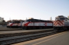 Caltrain San Francisco station (L-R) EMD F40PH-2 #911, MPI MP36PH-3C #927, F40PH-2 #906 & MP36PH-3C #928 & F40PH-2 #904 with 446 2015 San Francisco - San Jose Diridon