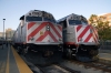 Caltrain San Francisco station EMD F40PH-2's #'s 917/915 spare