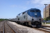 Amtrak GE P42DC's 34/126 at Pontiac after arrival with 350 0700 Chicago Union - Pontiac