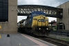 CSX train passes through  Utica, NY, with GE CW40-8 #7849 & unidentified GE C40-8 #75xx