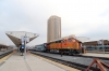 BNSF GE AC4400CW 5656 (with EMD F59PH #863 on the opposite end) at LA Union after arrival with 705 0548 Perris South - LA Union