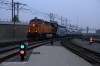 BNSF GE AC4400CW 5617 (with MPI MP36PH-3C #899 on the rear) arrives into LA Union with 204 0519 Lancaster - LA Union