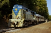 Delaware & Ulster Railroad's Alco RS36 #5017 at Roxbury waiting to depart with 20 1510 Roxbury - Arkville