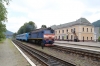 UZ 2M62-1001a (DPL1-005) at Yaremche after arriving with 6405 0825 Ivano Frankivsk - Yaremche