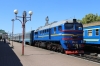 UZ 2M62-1051a/b T&T at Ivano Frankivsk with 6434 1728 Ivano Frankivsk - Kolomiya