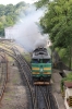 After being split from it's mate, UZ 2TE10M-2601a departs Chernivtsi with 452B 1845 (P) Varna - Minsk Pas