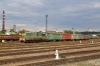 UZ ChME3T-6352 runs into Chernivtsi Yard with a short freight