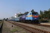 UZ Gevo TE33AS-2011 waits departure from Berdiansk with 262P 0830 Berdiansk - Kharkiv Pas, which it would work to Verkhnyi Tomak 1 and fail with hot axle boxes