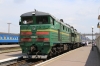 UZ 2TE10UT-0030a/b at Kherson after arriving with 298 2359 (P) Kyiv Pas - Kherson