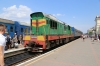 UZ ChME3-4508 at Kherson after arriving with 6202 1200 Brylivka - Kherson local