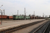 UZ 2TE10M-2602b/2TE10M-2417b run through Mykolaiv Pas with a freight