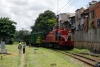 Indian built D13E-704 just arriving into Saigon station with a trip freight