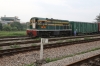 DSVN D9E-234 shunting a recently arrived freight at Thanh Hao