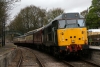 31601 waits to depart Stanhope with 5H02 1015 Stanhope - Bishop Auckland West