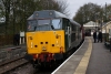 31601 waits to depart Stanhope with 5H02 1015 Stanhope - Bishop Auckland West