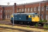 26007 dumped in Doncaster West Yard having been removed from the Wensleydale Railway Gala convoy due to a hot axle