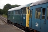 31162 at Redmire waiting to depart with the 1305 Redmire - Leeming Bar