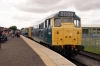 31162 at Leeming Bar after arrival with the 1305 Redmire - Leeming Bar