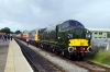 37057 & 56098 at Leeming Bar prior to the morning's festivities at the Wensleydale Railway Diesel Gala