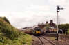 37057 at Bedale with the 0945 Northallerton West - Redmire; 56098 is on the rear