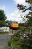 56098 brings up the rear of the 0945 Northallerton West - Redmire as the train is led away by 37057