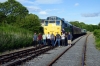 31162 at Redmire after arrival with the 1720 Leeming Bar - Redmire